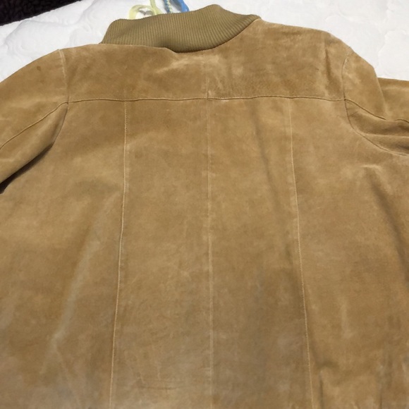 Tan leather jacket - Picture 11 of 12